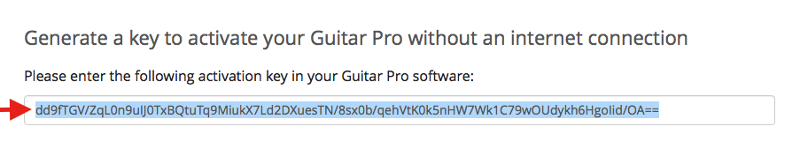 guitar pro 6 user id and key id
